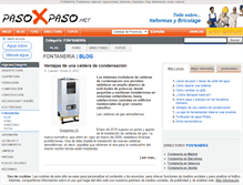 Tablet Screenshot of fontaneria.pasoxpaso.net
