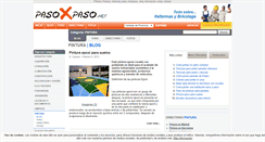 Desktop Screenshot of pintura.pasoxpaso.net