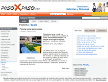 Tablet Screenshot of pintura.pasoxpaso.net