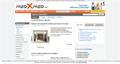 Desktop Screenshot of carpinteria.pasoxpaso.net